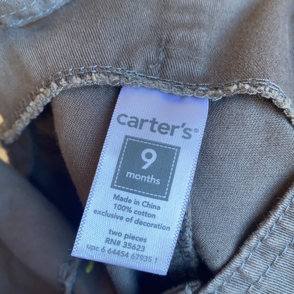 Carter’s 9months “Giraffe” Overalls - Picture 7 of 7